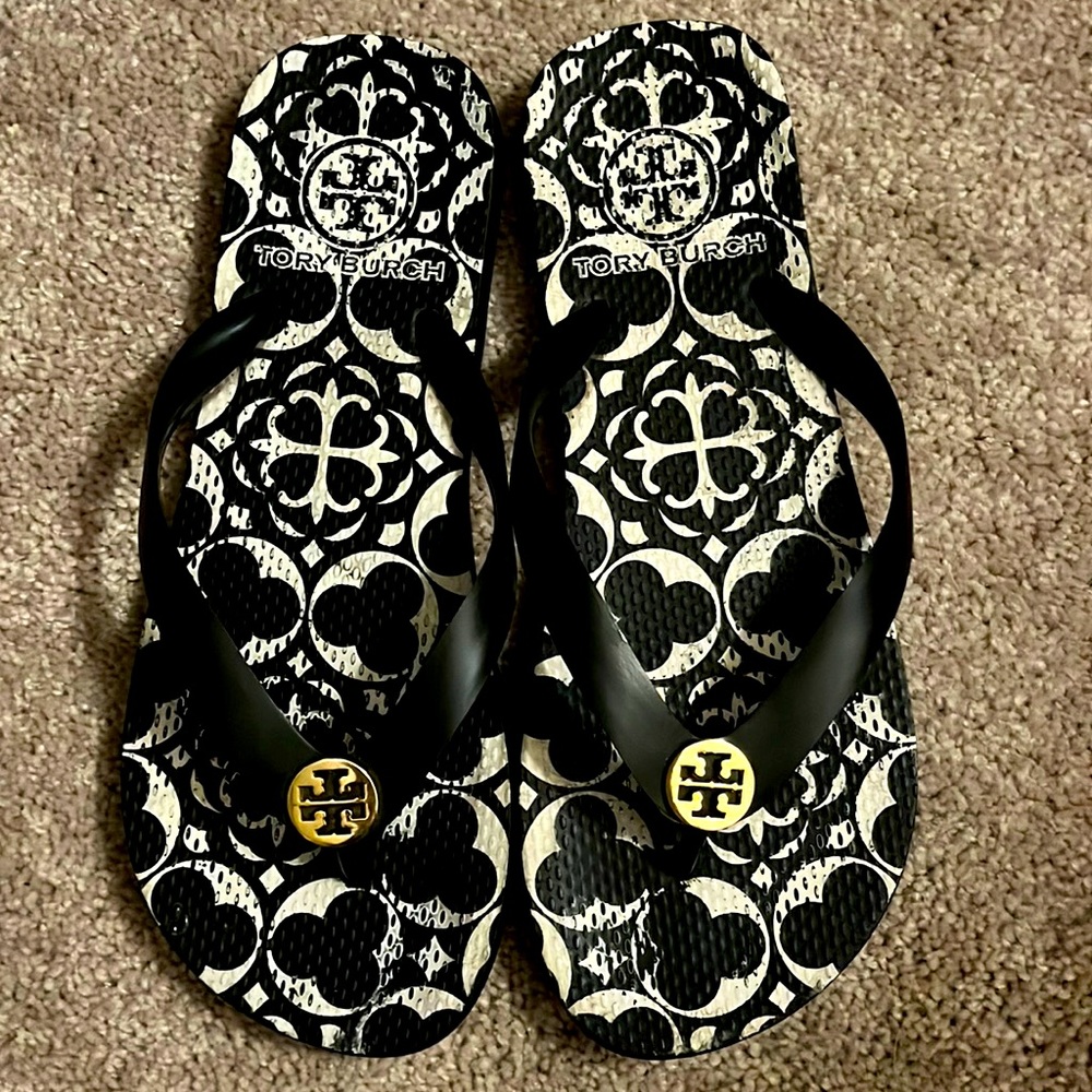 Tory Burch Flip Flops, sz 7